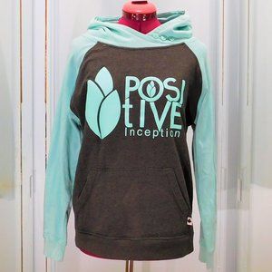 Canadian Made!  Positive Inception Blue and Grey Hoodie